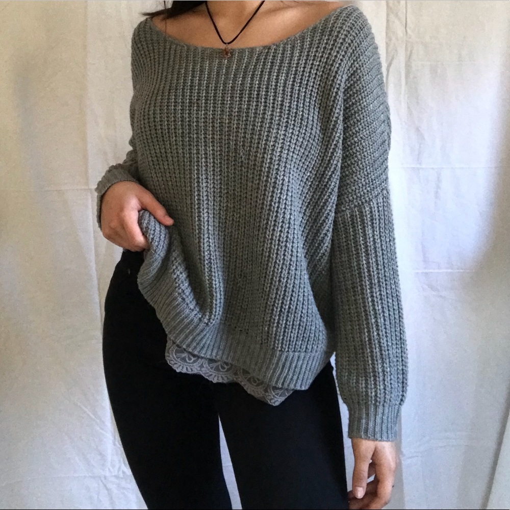 LA Hearts Off the Shoulder Sweater